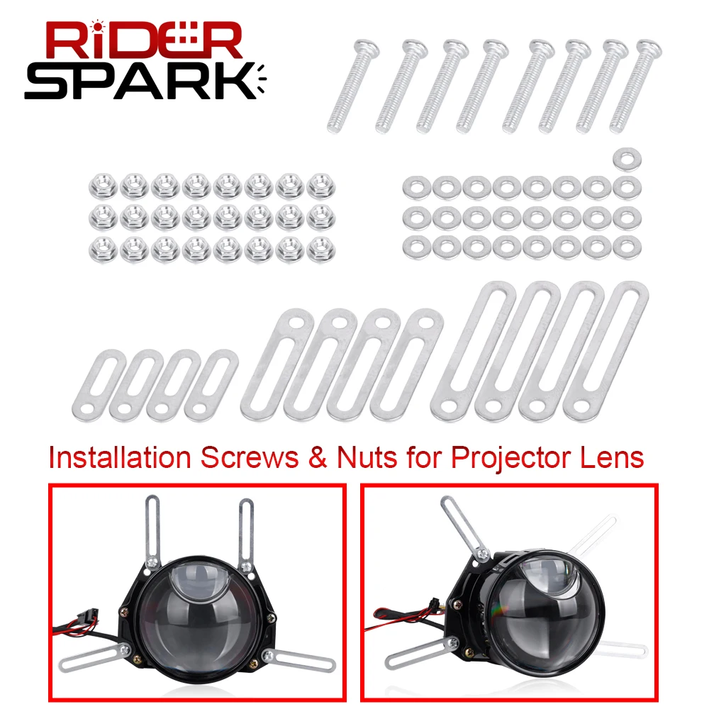 Modify Screws for Hella 3R G5/Koito Q5 LED HID Lens Connecting Plates for Bi-xenon Projector Headlight Retrofit Tool Accessory