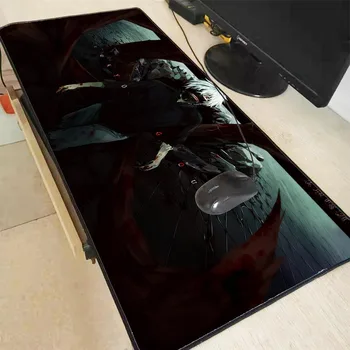 

XGZ Tokyo Ghoul Locking Edge Gaming Mouse Pad Gamer Game Mouse Pad Anime Large Mousepad Mat Speed Version for LOL Dota2 CSGO XXL
