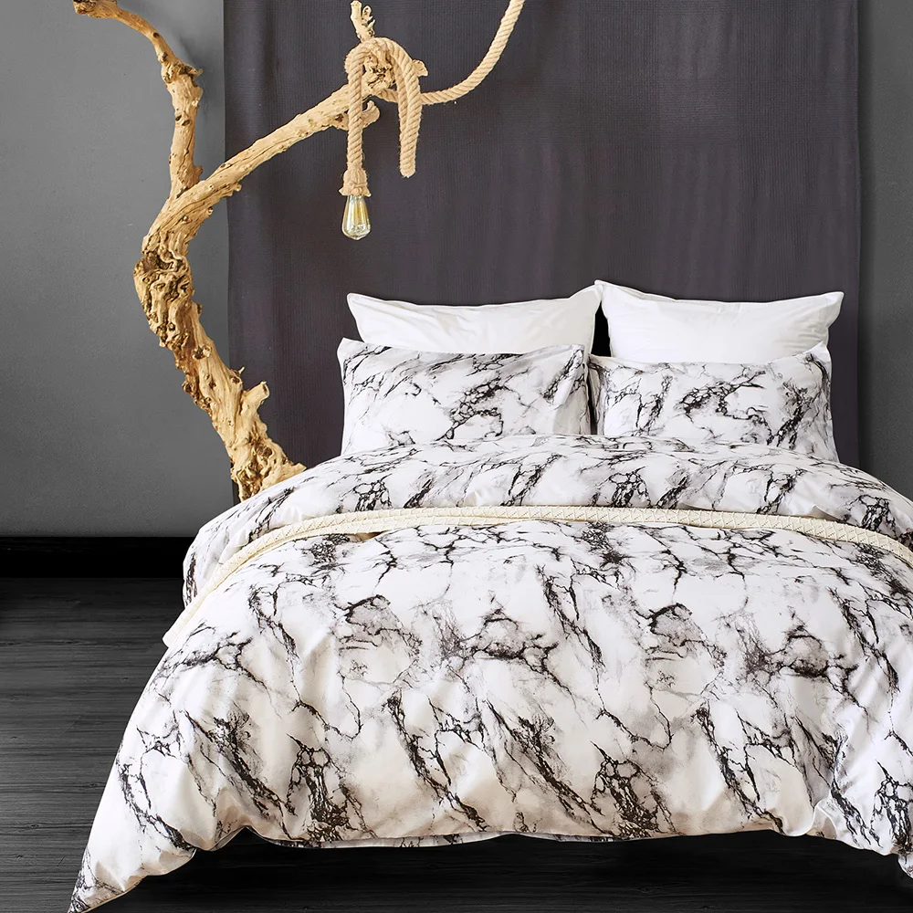 printing Home comforter bedding set fresh Queen King Size bed duvet covers Bedclothes 1pcs Quilt Cover +2pcs Pillow cases | Дом и сад
