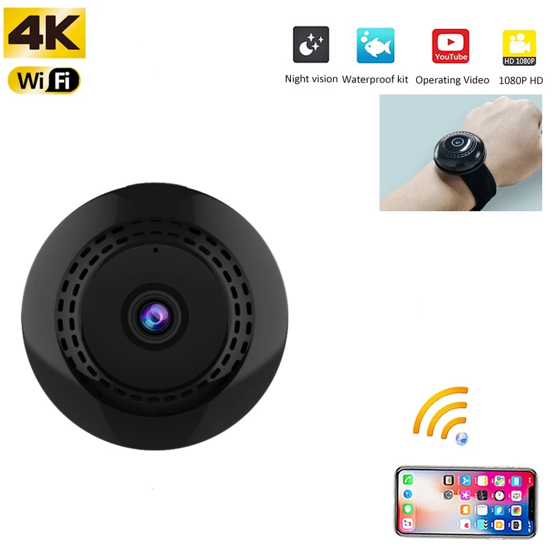 

C2+ HD 1080P WiFi mini Camera With 4K Night Version Micro camera DVR Remote Control Motion Sensor Cam Support Card