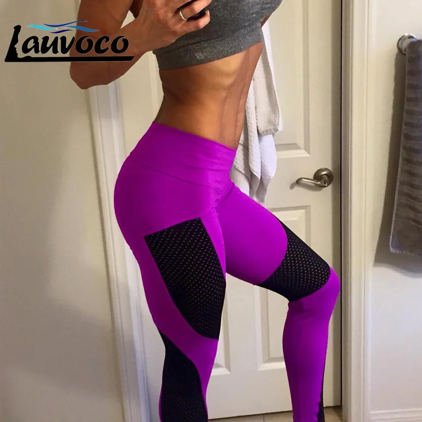 Женские брюки для йоги с сеткой быстросохнущие тренировочные штаны для фитнеса спортивные Леггинсы колготки тонкие плюс размер 3XL бег спортивные штаны