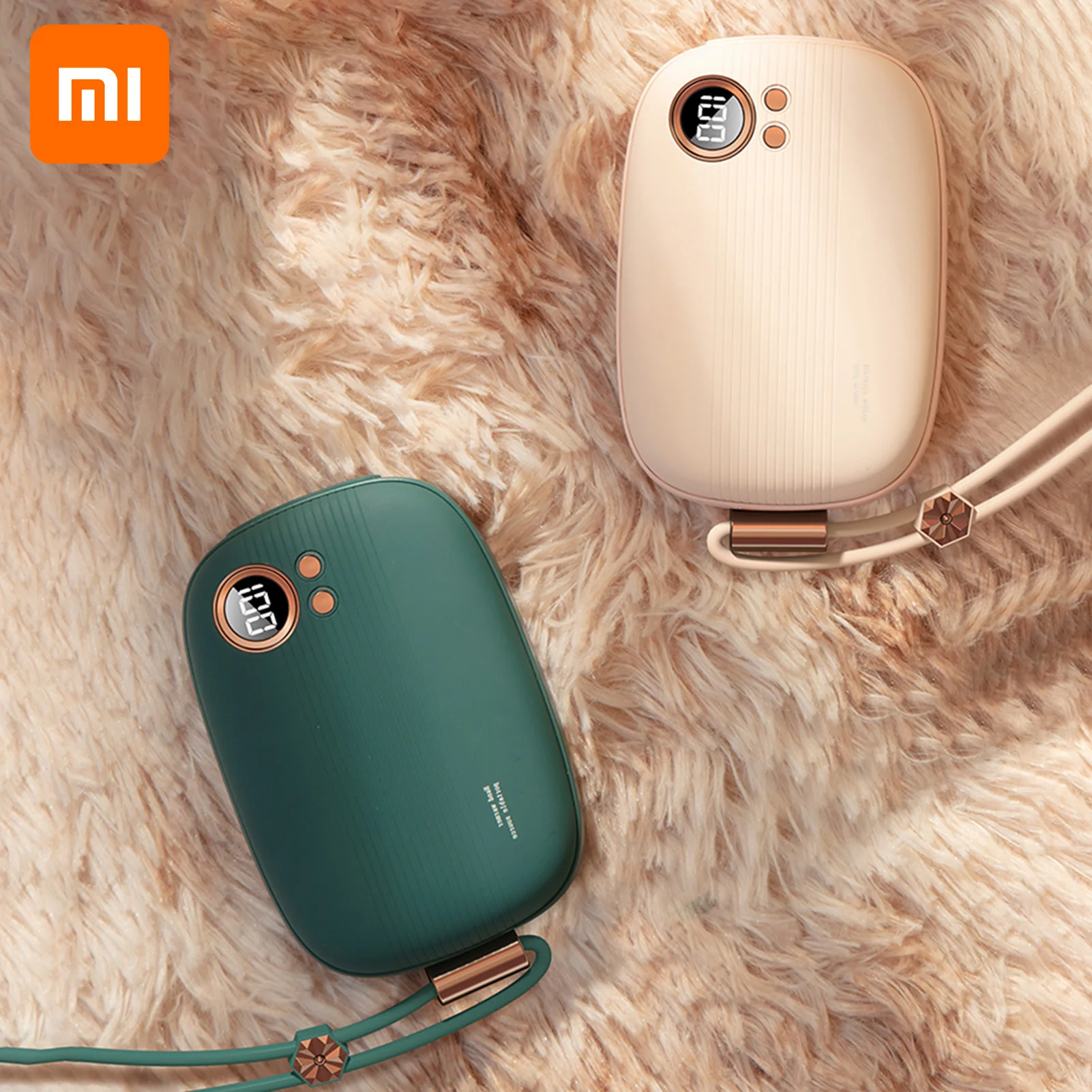 Грелка для рук Xiaomi Mini 10000 мА ч зимняя с зарядкой от USB | Дом и сад