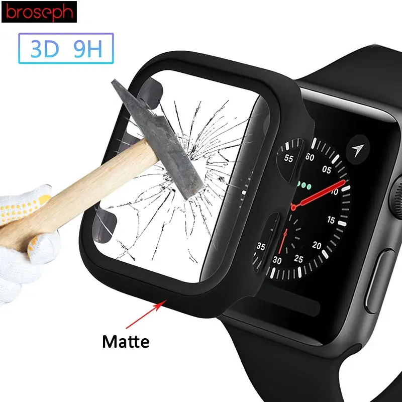 Защитная пленка 3D Sreen для Apple Watch 4 полосы 44 мм 40 мм корпус корпуса КОРПУСА ДЛЯ iwatch Series 3 2 1 42 мм 38 мм