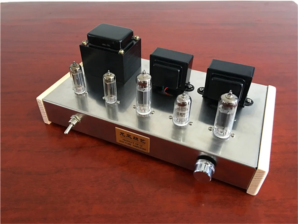 Lyele Audio 6n2 6p15 Vacuum Tube Amplifier Diy Kit Hifi Class A Audio Amplifier High Power Home Amp 3.5w*2  Vu Meter  2 (2.0)