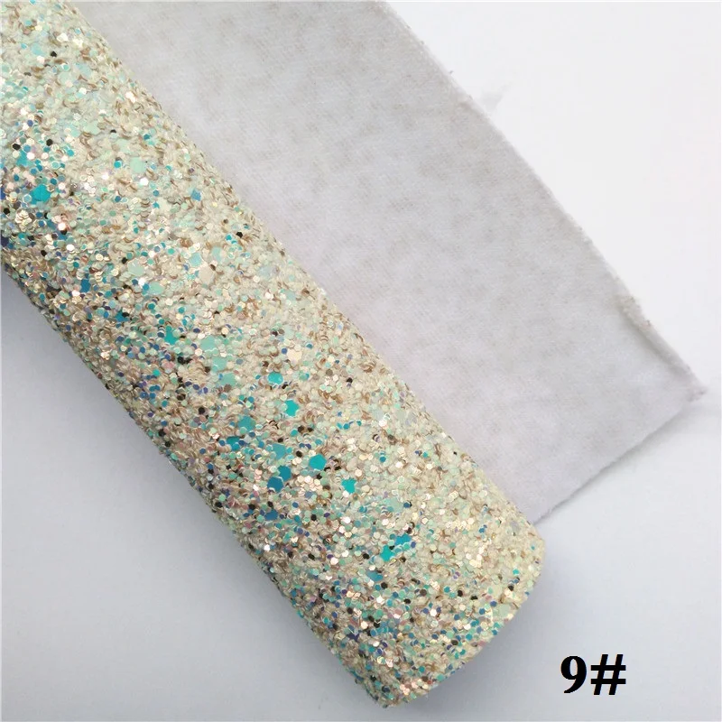 9 Glitterwishcome 21X29 см A4 Размер Синтетическая кожа, массивная блестящая кожа, кристальная кожа ткань винил для бантов, GM618A - Цвет: 9