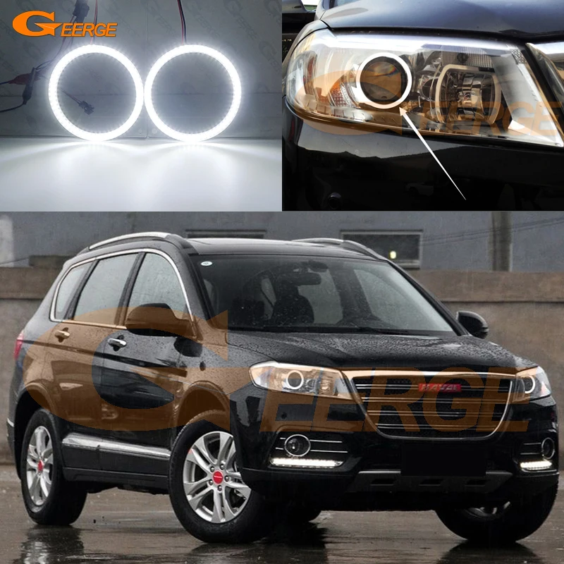 Для Great Wall Haval H6 Sport 2013 2014 2015 ультра яркий SMD СВЕТОДИОДНЫЙ ангельские глазки гало