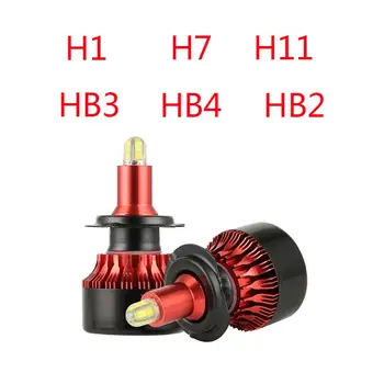 

2pcs 8Sides Super Brightness Car LED Headlight Fog lights HI/H4/H7/HII/9005/9006 6000K