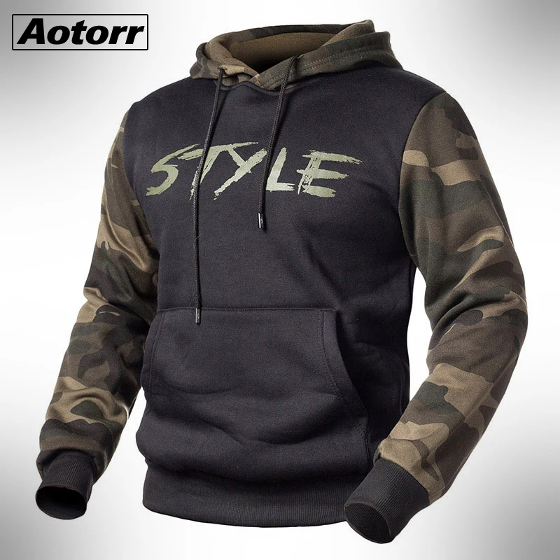 Novos homens camuflagem militar hoodies velo outono inverno com capuz camisolas masculino camo com capuz hip hop streetwear marca topo 4xl