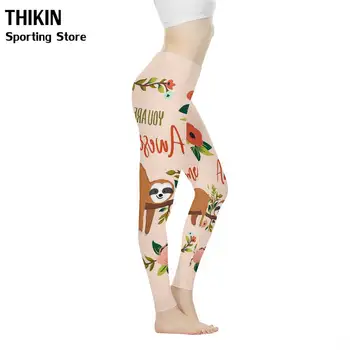 

Costume for legins Cute Cartoon Sloth Women's Sports Pants High Waisted Seamless Leggings for Ladies Leggins Deporte Mujer