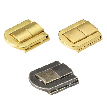 

uxcell 2/5/6pcs Toggle Latch 25/31mm Retro Style Bronze/Golden/Sliver Decorative Hasp Jewelry Wooden Box Catch withr Screws
