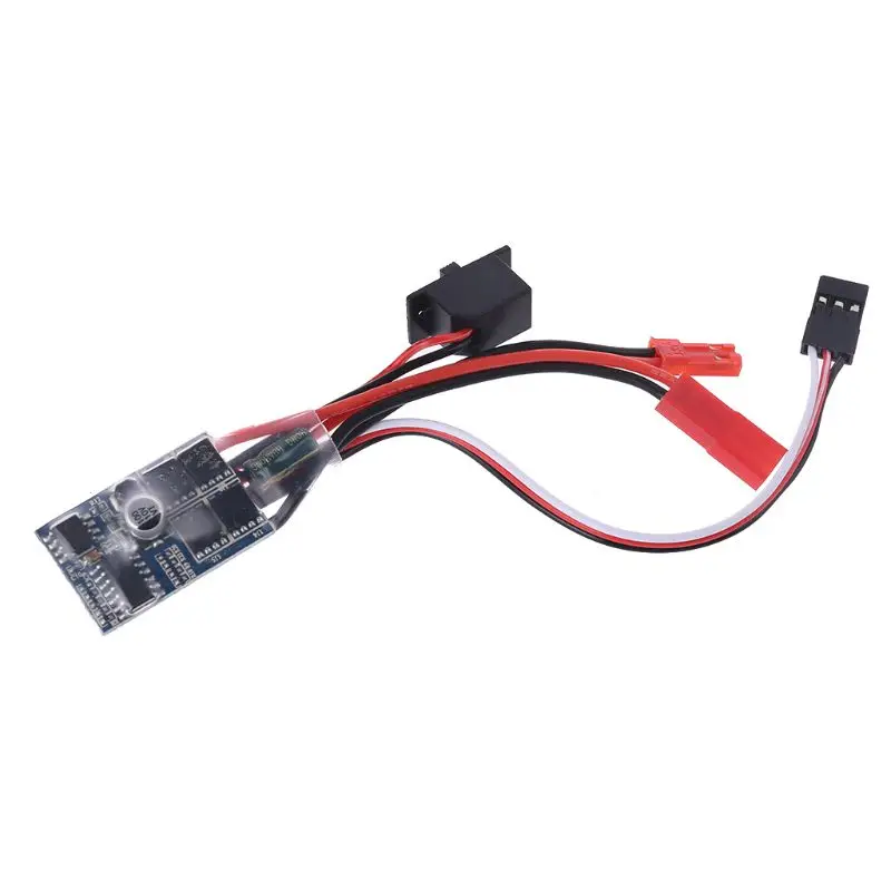 

RC Car No Brake 10A Brushed ESC Two Way Motor Speed Controller For 1/16 1/18 1/24 Car Boat Tank R7RB