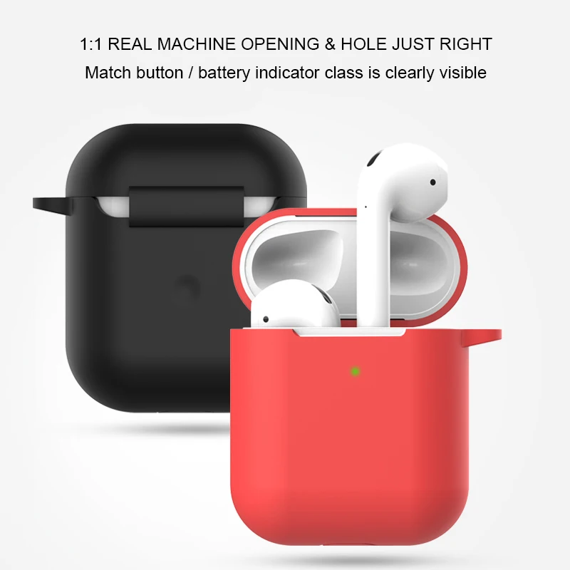 Earphone Case for AirPods 2 Case Wireless Bluetooth Headphone Air Pods Protective for AirPod Case Accessories