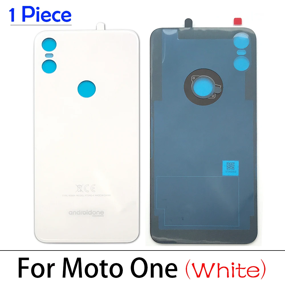 New Back Battery Cover Housing With Glue Adhesive Sticker For Moto One G6  G7 Plus Play Power Rear Cover Replacement Parts - Mobile Phone Housings &  Frames - AliExpress
