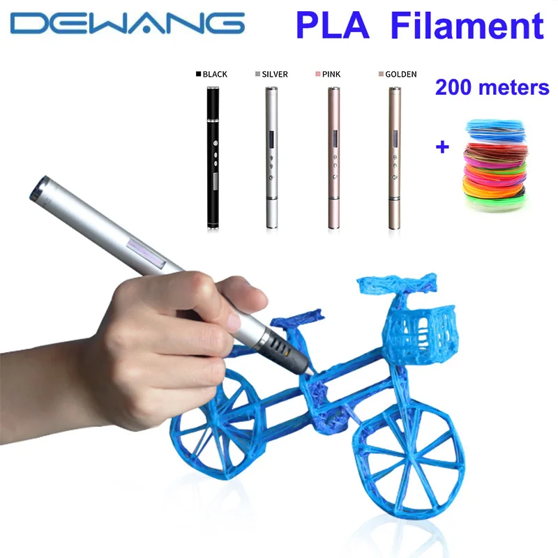 3d printing pen for kid with LED Display 6 Adjustable Speed Gift Christmas Presents For Children kid 3D Printing Pen DIY Drawing