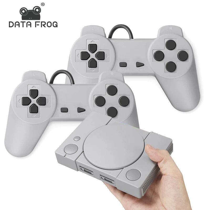 Игровая консоль Data Frog Retro Mini 620 видеоприставка для двух игроков 8 бит NES проводная