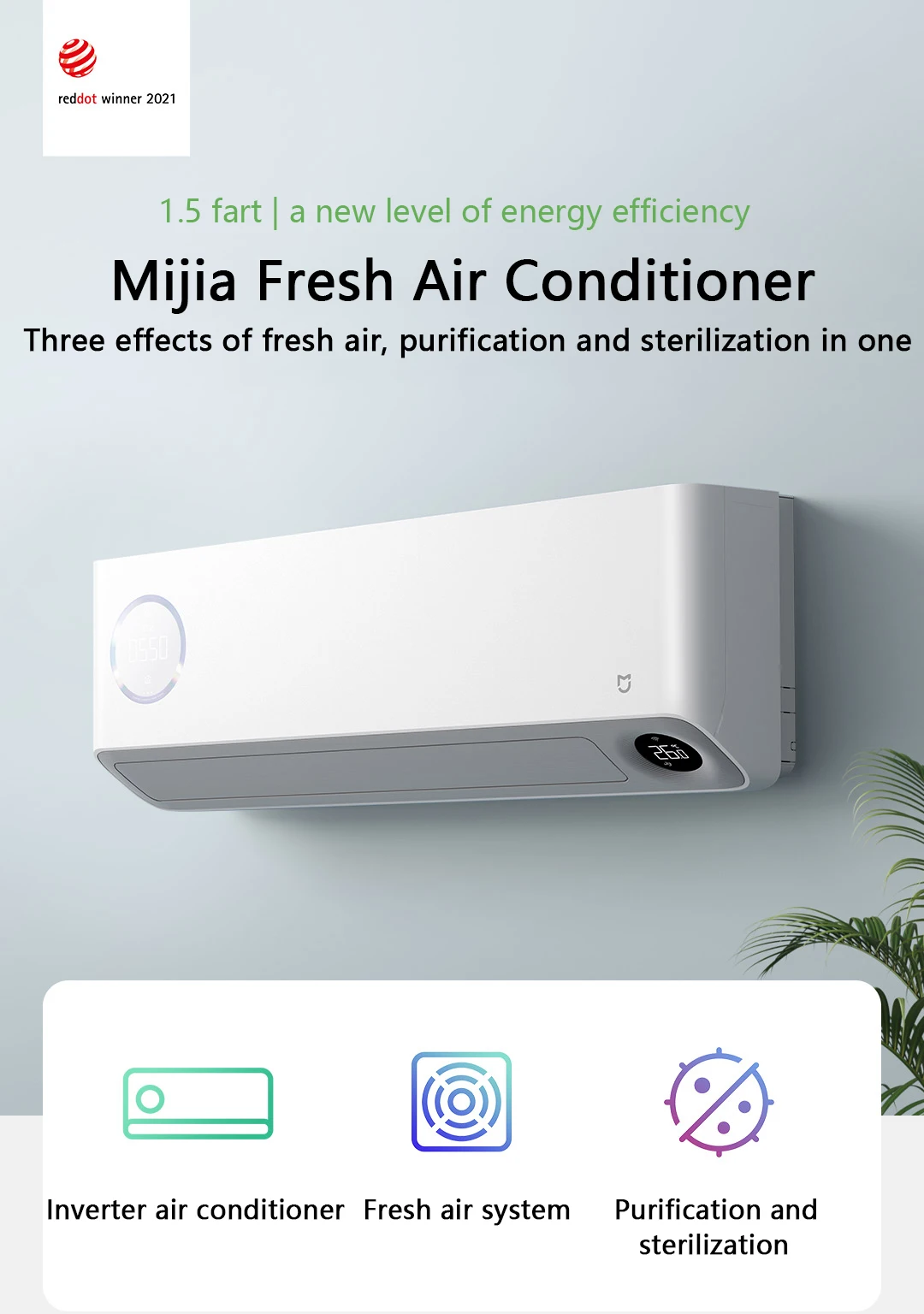 Xiaomi Air Conditioningbreezerheater Xiaomi Mijia Fresh Air