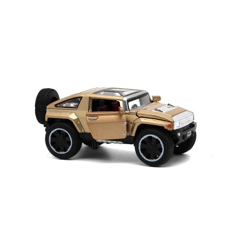 

Free Shopping 1:32 High simulation Hummer Alloy Toy Car Diecast Vehicles Sound Light Alloy Model Car For Kid Christmas Gifts