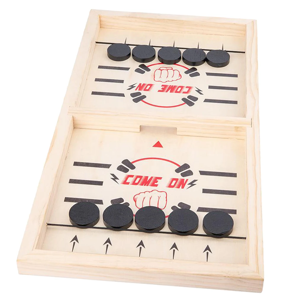 Paced Sling Puck Winner Fun Toys For Family Parents Child Kids Board-Game Party Game Time Funny Toys Fast Hockey