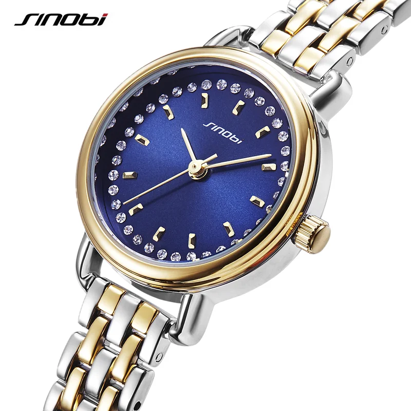 Sinobi New Blue Starry Sky Woman Watches Top Brand Fashion and Elegant Women s Quartz Wristwatches 2