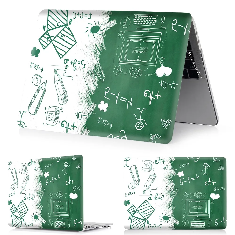 Чехол для ноутбука MacBook Air 11 13 дюймов A1466 A1932 Pro 12 13 15 retina A1502 A1706 A1708 A1989 A2159 школу чехол