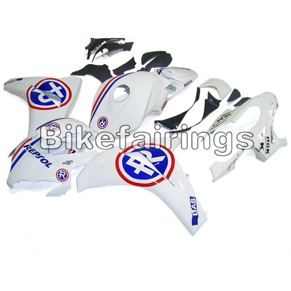 Полный комплект обтекателя Для Honda CBR1000RR 2008 2009 2010 2011 CBR 1000 RR ABS пластиковые детали для мотоцикла кузов-белого и синего цвета р