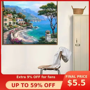

OPDBN Tainted Frame DIY Painting By Numbers Picture By Numbers For Adults Modern Wall Art Decors Handpainted Diy Gift