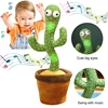 2021 Talking Toy Dancing Cactus Doll Speak Talk Sound Record Repeat Toy Kawaii Cactus Toys Children Kids Education Toy Gift 1