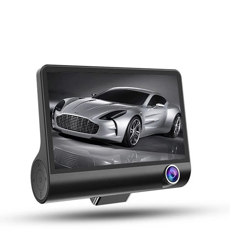  Car Dvr 3 Camera Lens 4.0 Inch Sprint Camera Dual Lens Rear View Camera Recorder Automatic Login Tu
