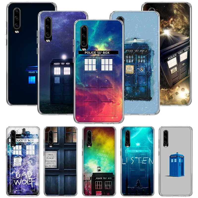 Чехол Tardis Box Doctor Who для Huawei P20 P30 P40 P10 Mate 30 10 20 Lite Pro P Smart Z 2018 2019 чехол телефона с