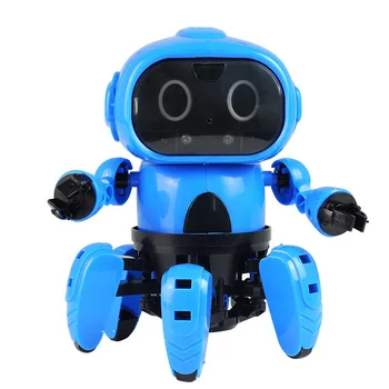 

Intelligent Induction Robot Diy Assembled Electric Follow Robot with Gesture Sensor Obstacle Avoidance Kids Toys