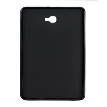 

QIJUN Tab A 10.1 Silicone Smart Tablet Back Cover For Samsung Galaxy Tab A A6 10.1 inch 2016 SM-T580 T585 Shockproof Bumper Case