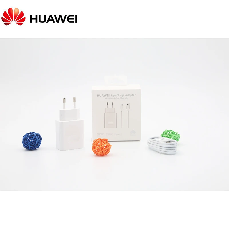 huawei mate P 9 10 20 30 Plus P20 Pro Honor V10 Быстрая зарядка 4.5V5A EU штекер быстрое Супер USB зарядное устройство 3,0 кабель type C