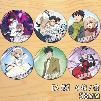 

NEW Anime Invented Inference Iwanaga Kotoko Cartoon Bedge Button Brooch Pins Breastpin Backpacks Bedge Cosplay Accessories Gift