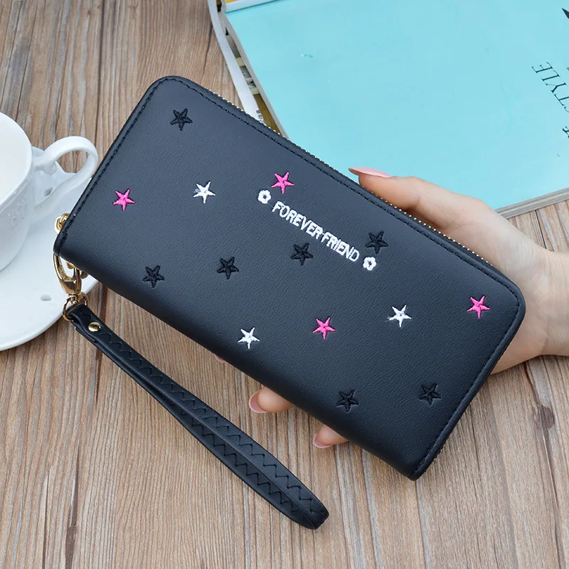 2020 однотонный длинный женский кошелек из нубука на молнии сумка для телефона