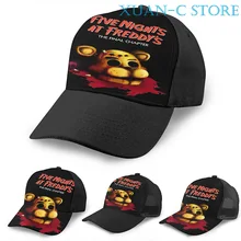 Five Nights at Freddys The Final Chapter-FNAF 4 Баскетбольная кепка мужская и женская модная черная шляпа унисекс с принтом
