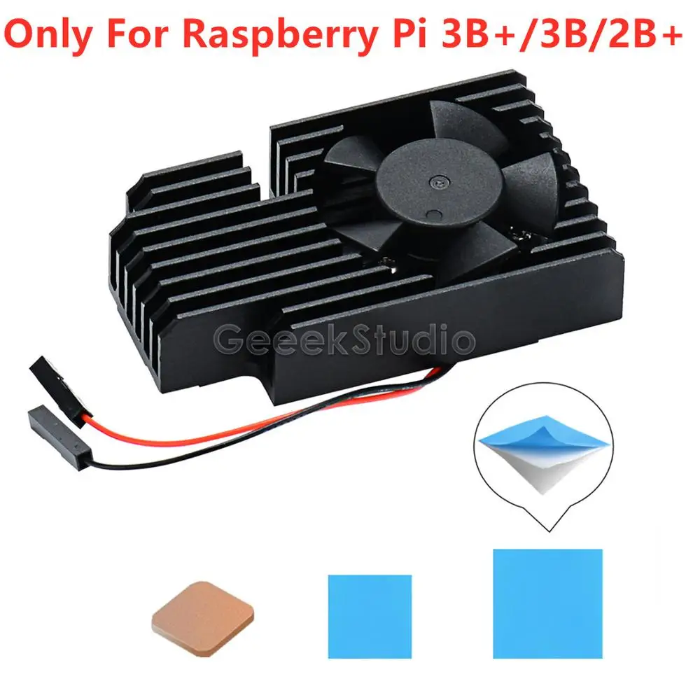 Набор радиаторов охлаждения с ЧПУ для Raspberry Pi 3B + / Plus 3B|Аксессуары