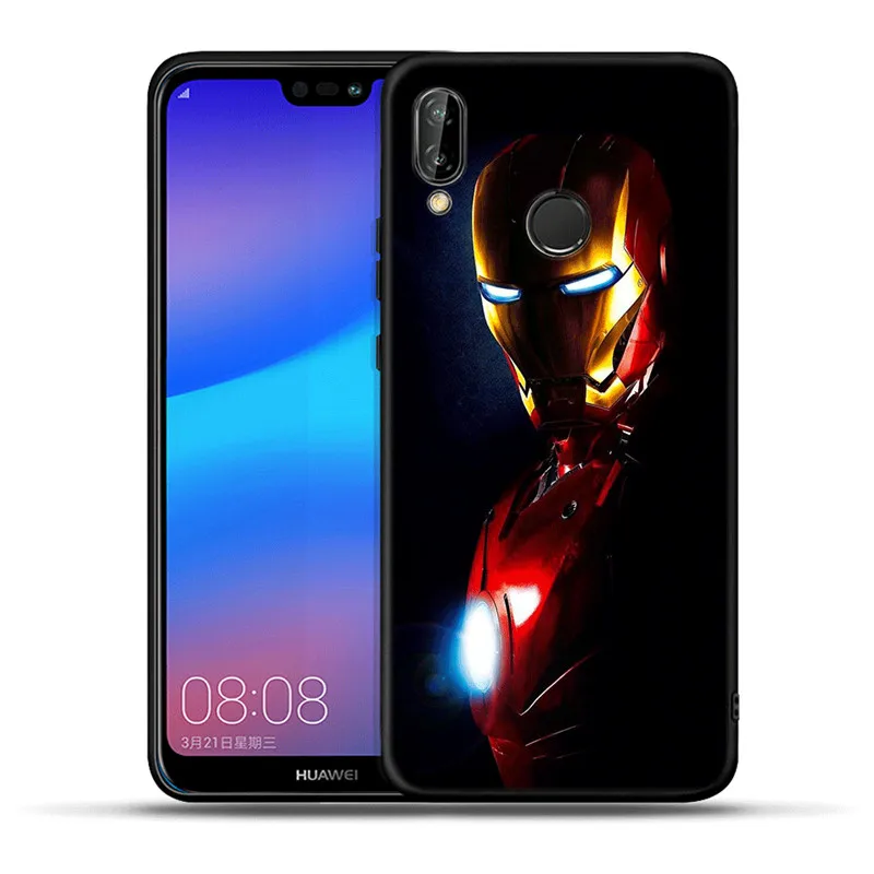 Герои Marvel Человек-паук Железный человек для huawei mate 20 10 P30 P20 P10 P9 P8 Lite Pro P Smart Мягкий силиконовый чехол Etui