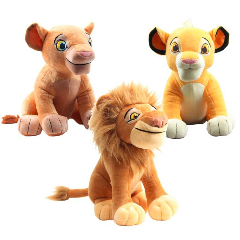 26 см фильм король лев Simba Нана муфаса плюшевые куклы игрушки куклы Simba Мягкие плюшевые игрушки животных Детские Рождественские подарки SA3286