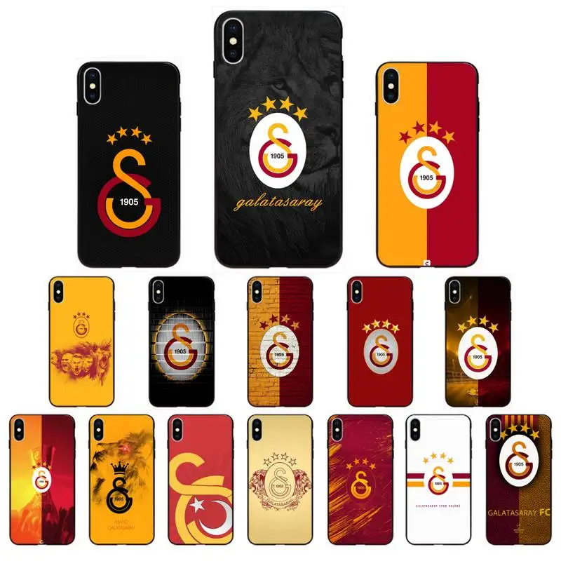 YNDFCNB Турция Galatasaray чехол для телефона iphone 11 Pro Max X XS MAX 6 6s 7 8 Plus 5 5S 5SE XR SE2020|Бамперы| |