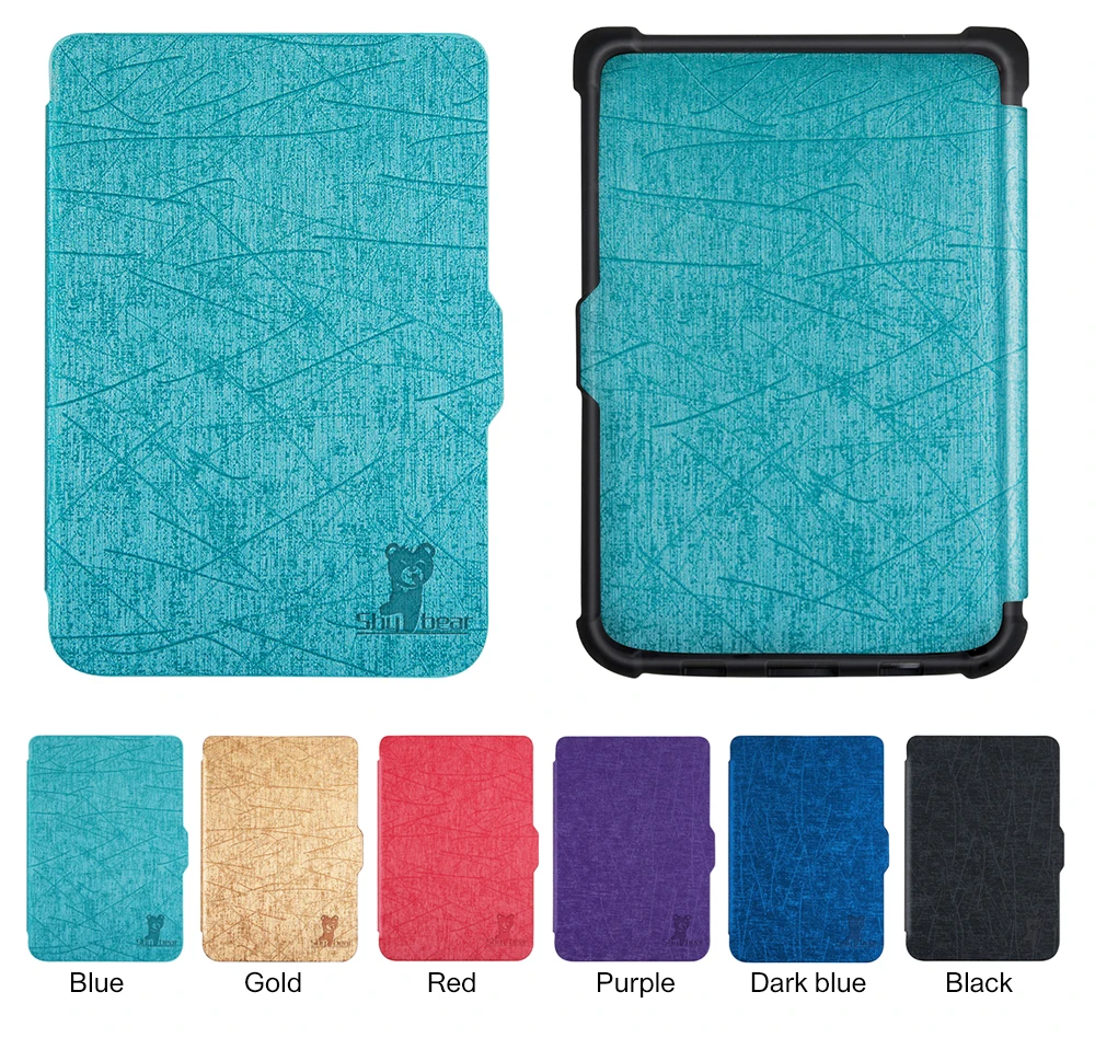 

Walkers Case for Pocketbook 616/627/632 Soft TPU Cover for Pocketbook Basic Lux 2/ Lux /touch HD 3 6" E- reader