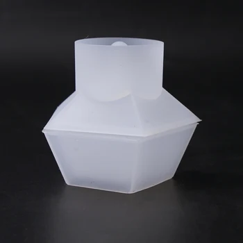 

Silicone Mold Pentagon 3D Jewelry Storage Box Craft DIY Storage Necklace Ring Holder Mould Epoxy Resin Case Making Molds