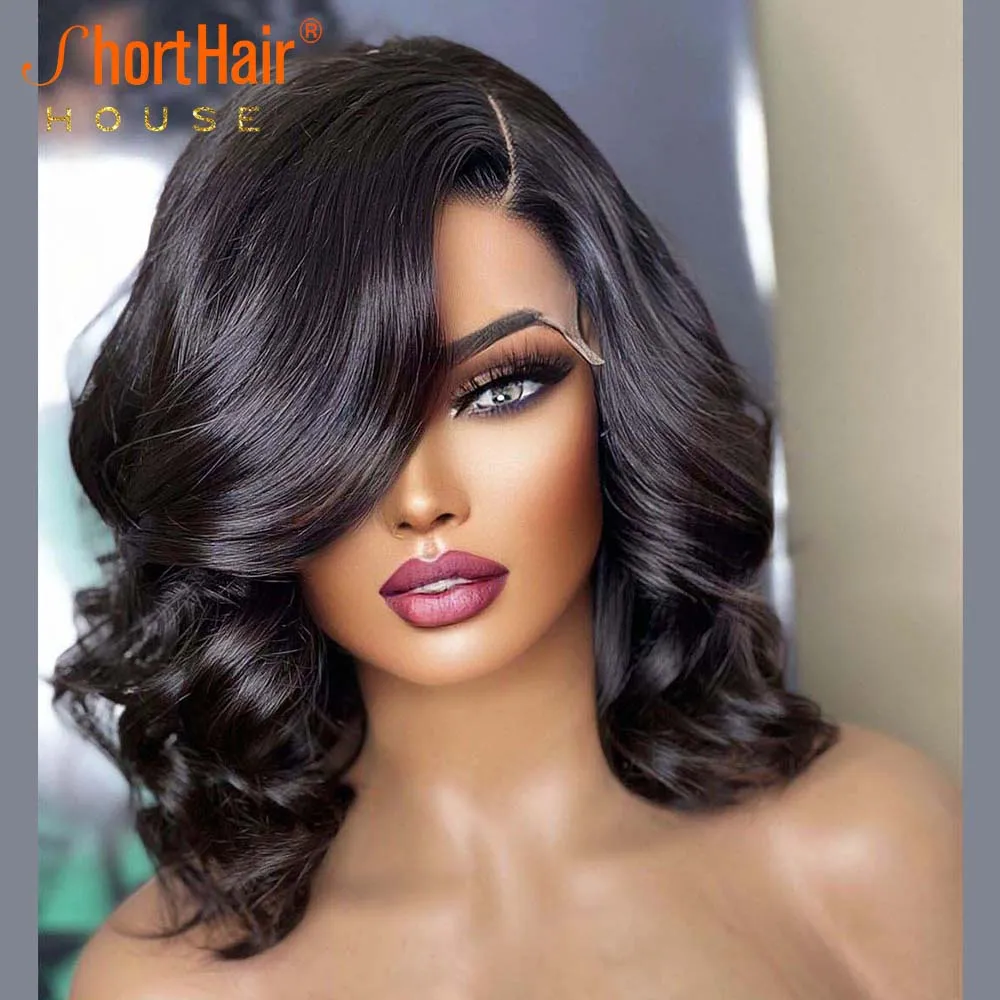 Darker 99J High Density Burgundy Body Wave Lace Front Wigs For Women Peruvian Hair Wig Remy Human Hair Deep Part Wigs