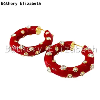 

Elizabety Elegant Shiny Zircon Crystal Sweet Donuts Earrings For Women Allergy-Proof Romantic Jewelry