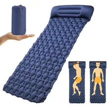 Inflatable Air Mattress Portable Camping Beach Picnic Mat Sleeping Sofa Pad TPU Outdoor Backpacking Hiking Inflatable Mattress