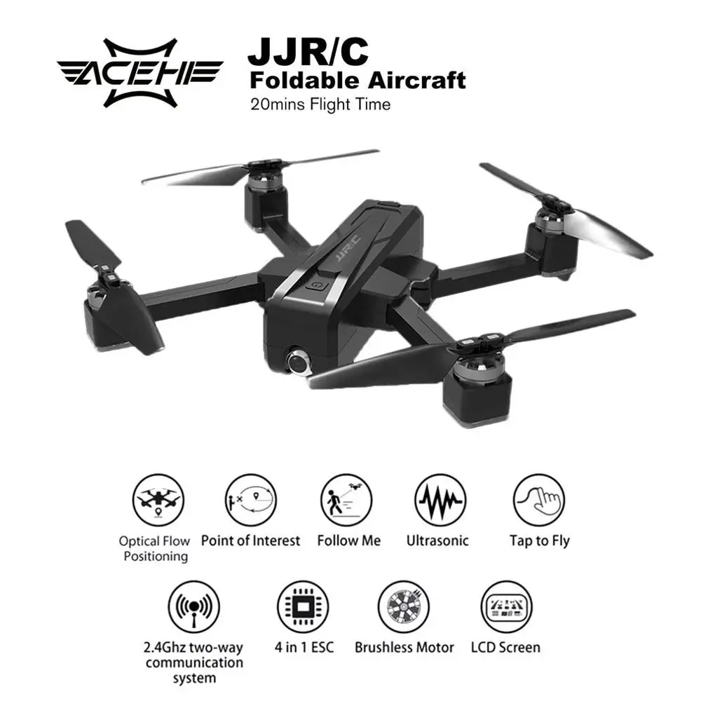 

New JJR/C X11 5G Wifi FPV With 2K Camera GPS 20mins Flight Time Foldable Remote Control Drone Aircraft Quadcopter Helicopter