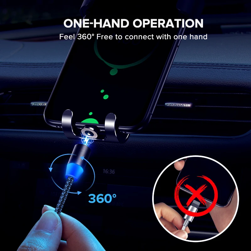 INIU 2 м Магнитный кабель type C Micro USB быстрая зарядка для iPhone 11 Pro huawei Android мобильный телефон зарядка магнит зарядное устройство Шнур