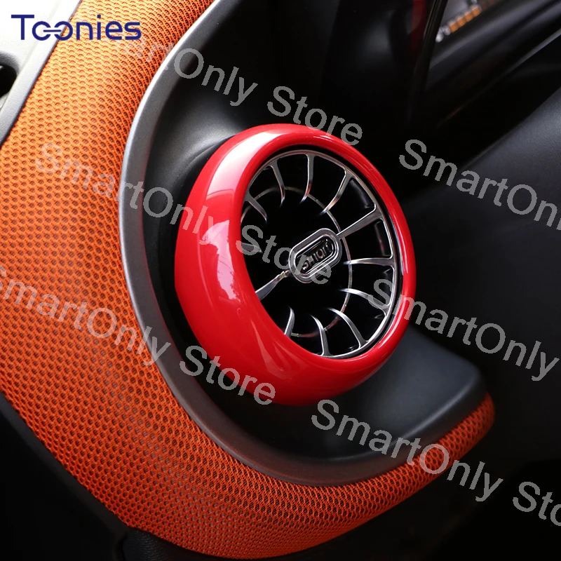 Turbine air conditioner outlet modification For Mercedes Smart 453 Forfour Fortwo Car Interior modification Accessories
