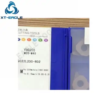 

Shallow grooved insert QC22R-R02/QC22L-R02 YBG202 YBG205 Free shipping! 100% Original brand CNC blade