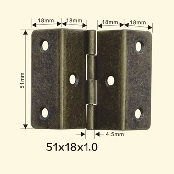 

Freeshipping 51*18*1mm Iron Metal Hinge Sewing Machine Folding Table Furniture Flip Tray Hinges Big Door Hinges