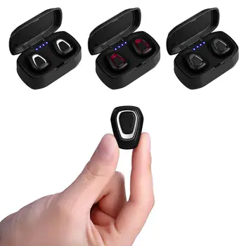 

1 Pair Mini Wireless Bluetooth In-Ear Earphones Stereo HIFI Headphone Earbuds